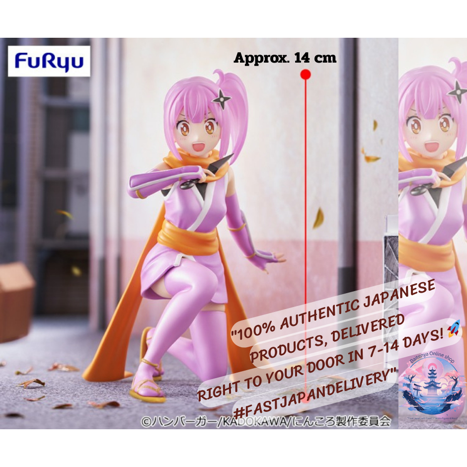 [FURYU]🍜 A Ninja and an Assassin Under One Roof – Noodle Stopper Figure: Satoko Kusagakure ✨