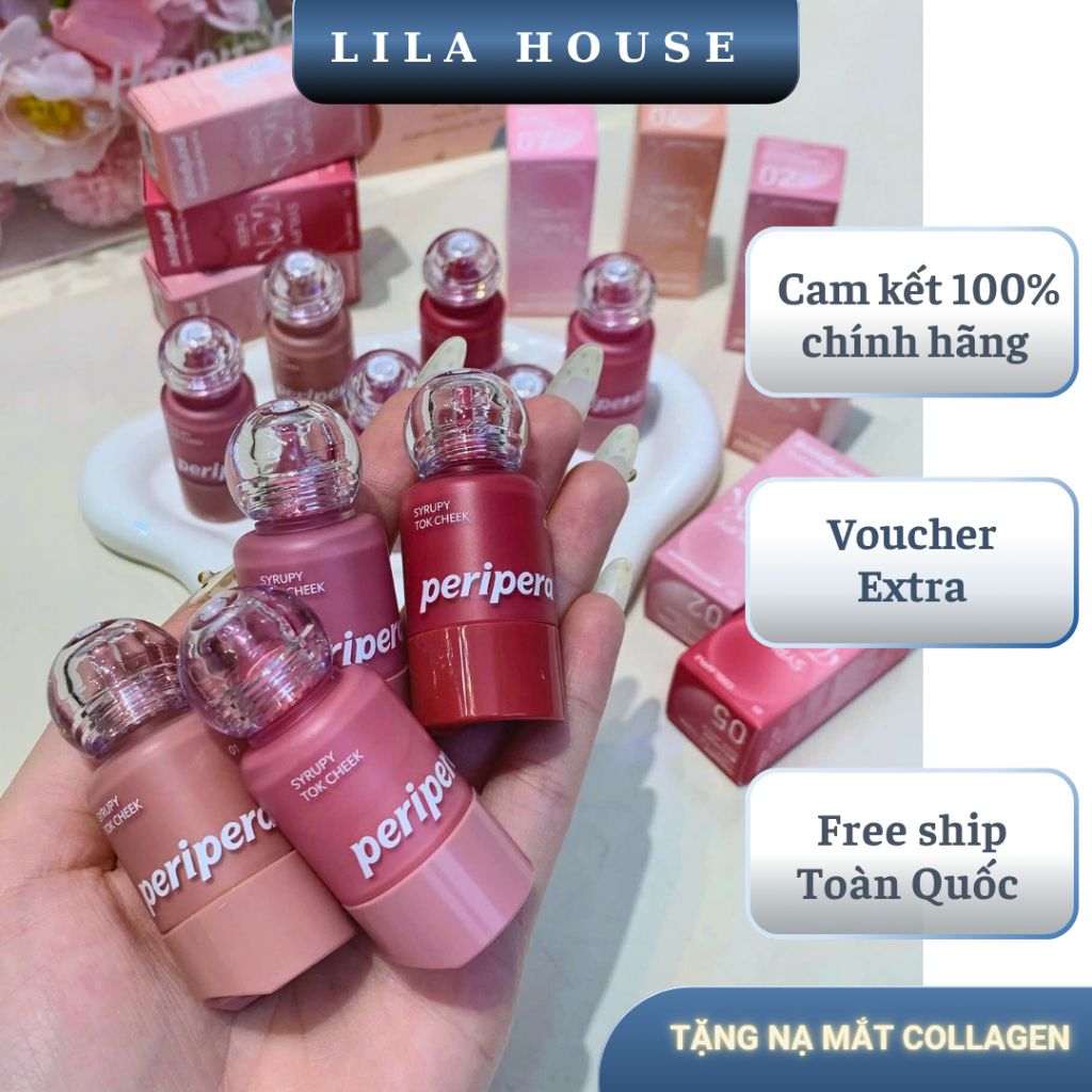 [CHIẾT] Má hồng kem 𝐏𝐞𝐫𝐢.𝐩𝐞𝐫𝐚 𝐒𝐲𝐫𝐮𝐩𝐲 𝐓𝐨𝐤 𝐂𝐡𝐞𝐞𝐤