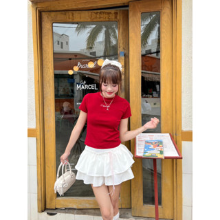 Chân Váy Xoè Bèo 2 Tầng Phối Quần Bí Lolita Style Coquette Chân Váy Bí Ngô Mip-Mip.unique