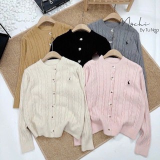  Áo Len Dệt Kim Cardigan Tay Dài Dáng Lỡ Ôm Body Tone Dáng Phối In Ngựa Ngực Đáng Yêu Hàng Qccc Loại 1 Nângnhchuyensi 