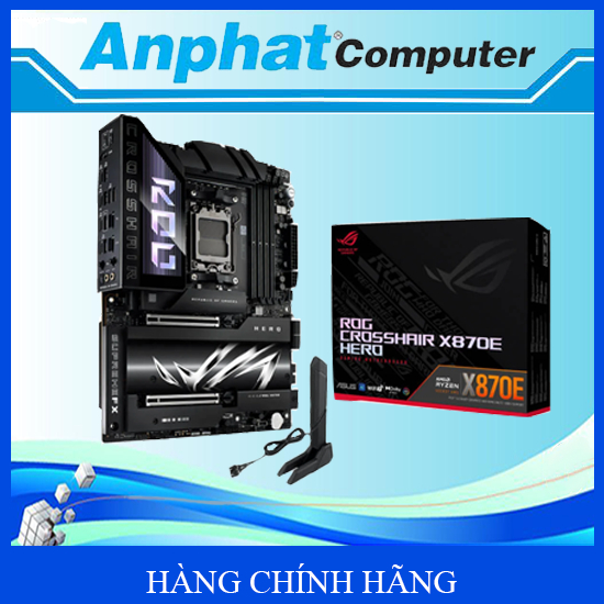 Bo Mạch Chủ Main ASUS ROG CROSSHAIR X870E HERO Socket AM5 - Hàng Chính Hãng