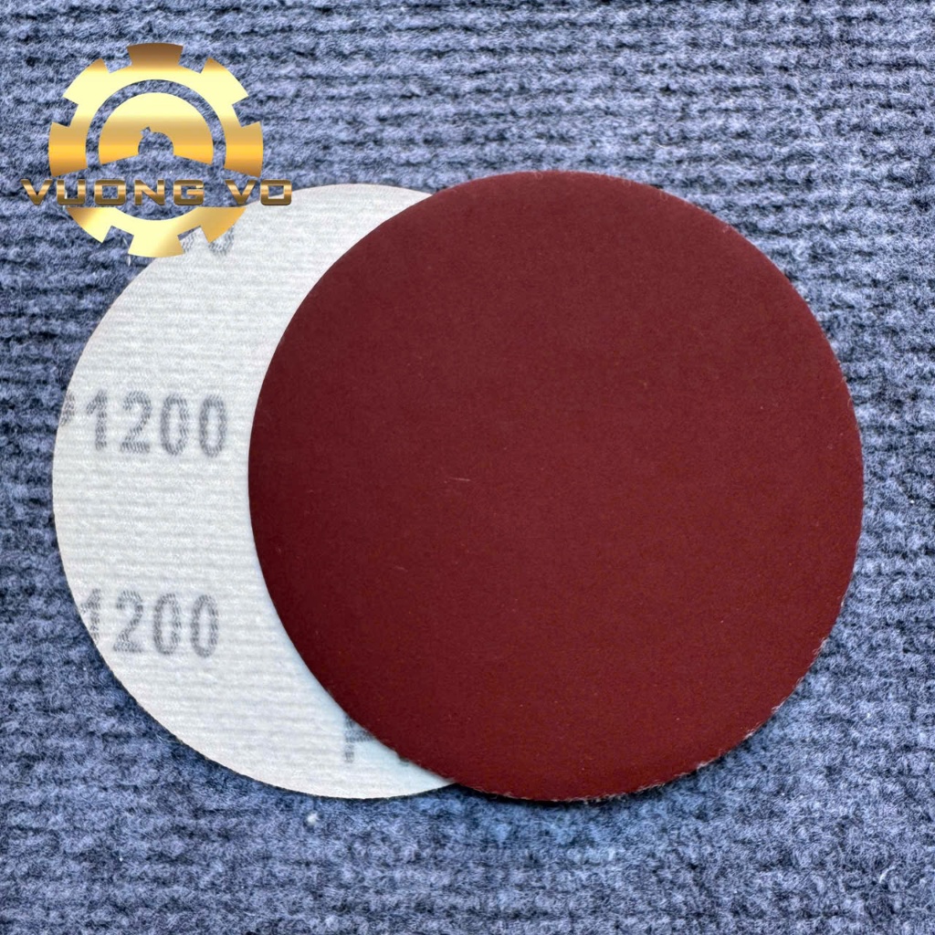 Nhám tròn đế lông hạt Alumina đườn kính  5" (125mm)