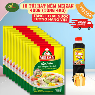 10 Gói Hạt Nêm Meizan Vị Heo Mỗi Gói 400g TẶNG 1 chai nước chấm Hàng Việt 500ml