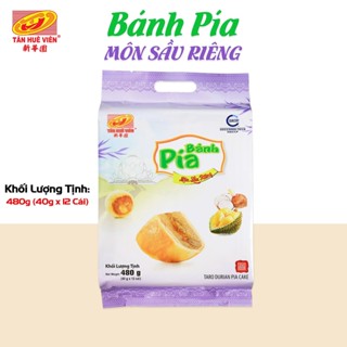 Bánh pía chay môn sầu riêng (480g) Tân Huê Viên