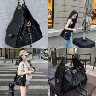  Túi xách công sở dây rút hottrend sang chảnh size 28cm  dễ mix đồ đeo vai đi chơi đi làm tiện dụng 