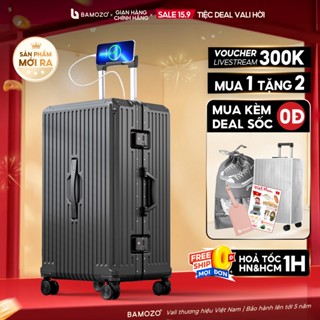 [HỎA TỐC] Vali khung nhôm Bamozo size 28 khóa sập chống rạch, chống xước - Bảo hành 10 năm_ULTRAPACK