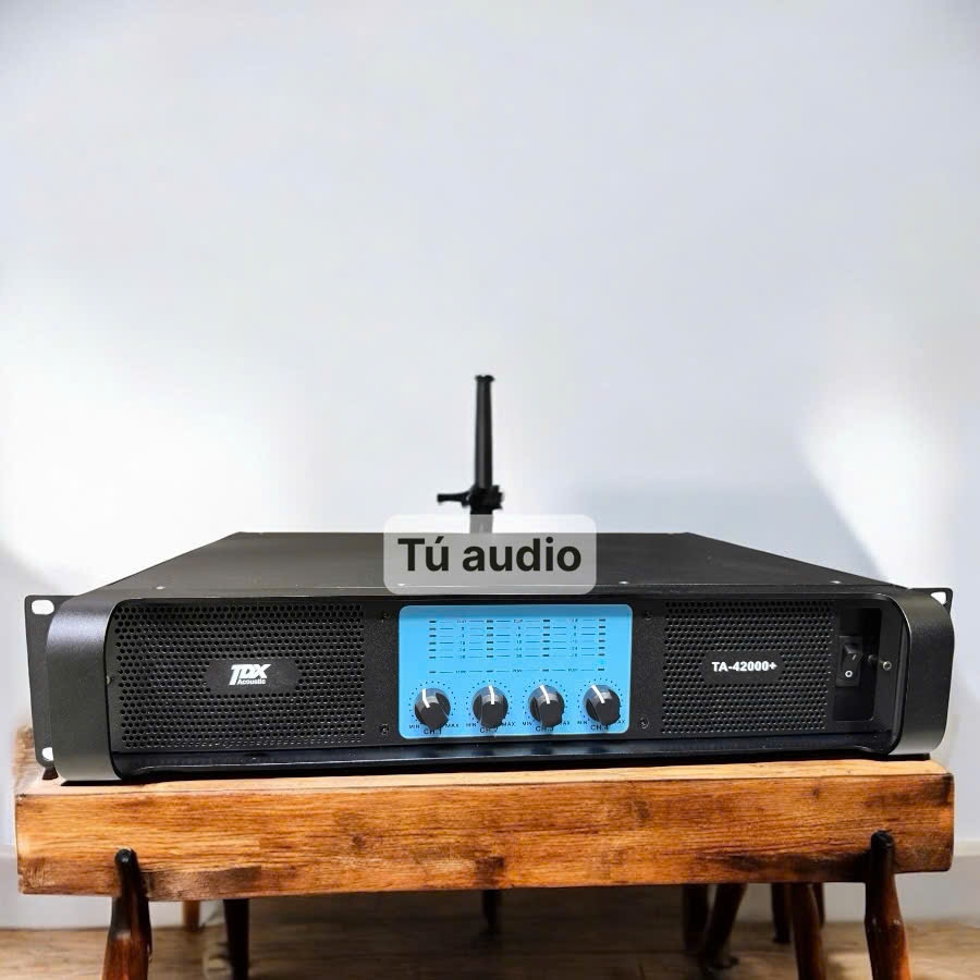 Cục đẩy công suất 4 kênh chính hãng TDX TA 4200 nguồn xung công suất 1300w/ kênh