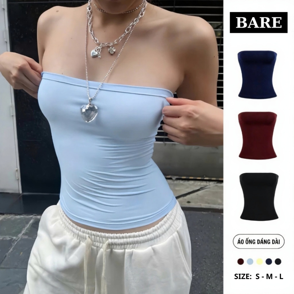 [Mở Bán] 𝐁𝐀𝐑𝐄_Áo ống Slimfit DANEJI,Áo Ống Trơn Basic Ôm Body Nhiều Màu Basic,Trẻ Trung,Gợi Cảm_A716 | BigBuy360 - bigbuy360.vn