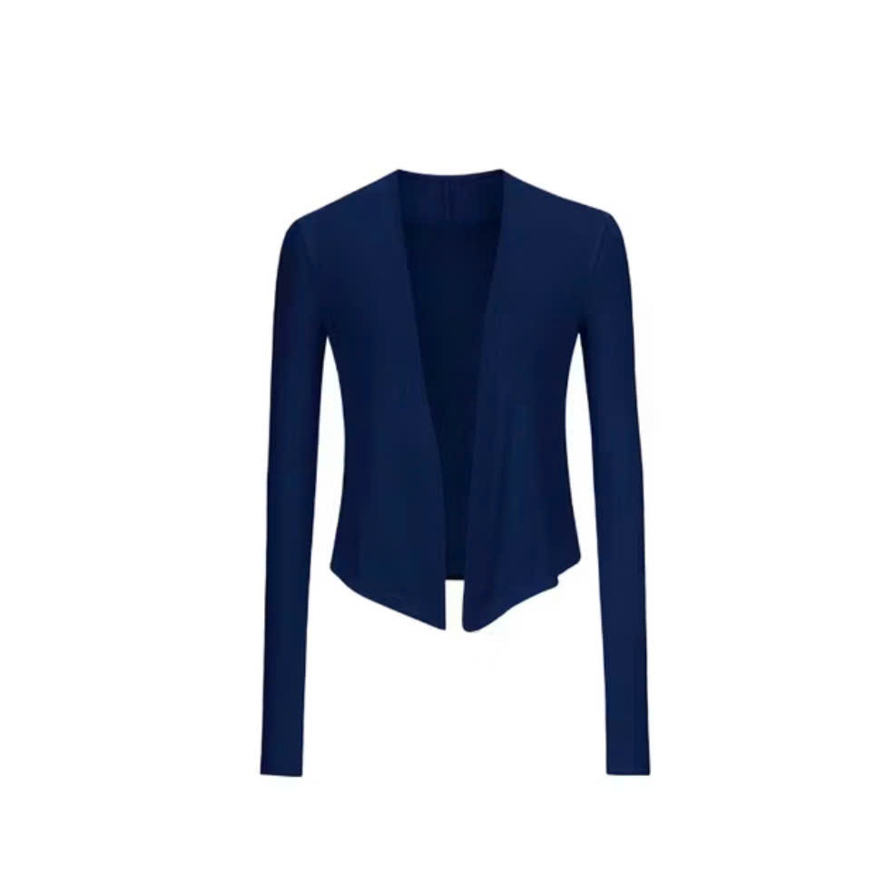 Áo khoác Cardigan dáng dài thun co giãn basic thanh lịch mặc thu đông kiểu dáng hotgirl | BigBuy360 - bigbuy360.vn