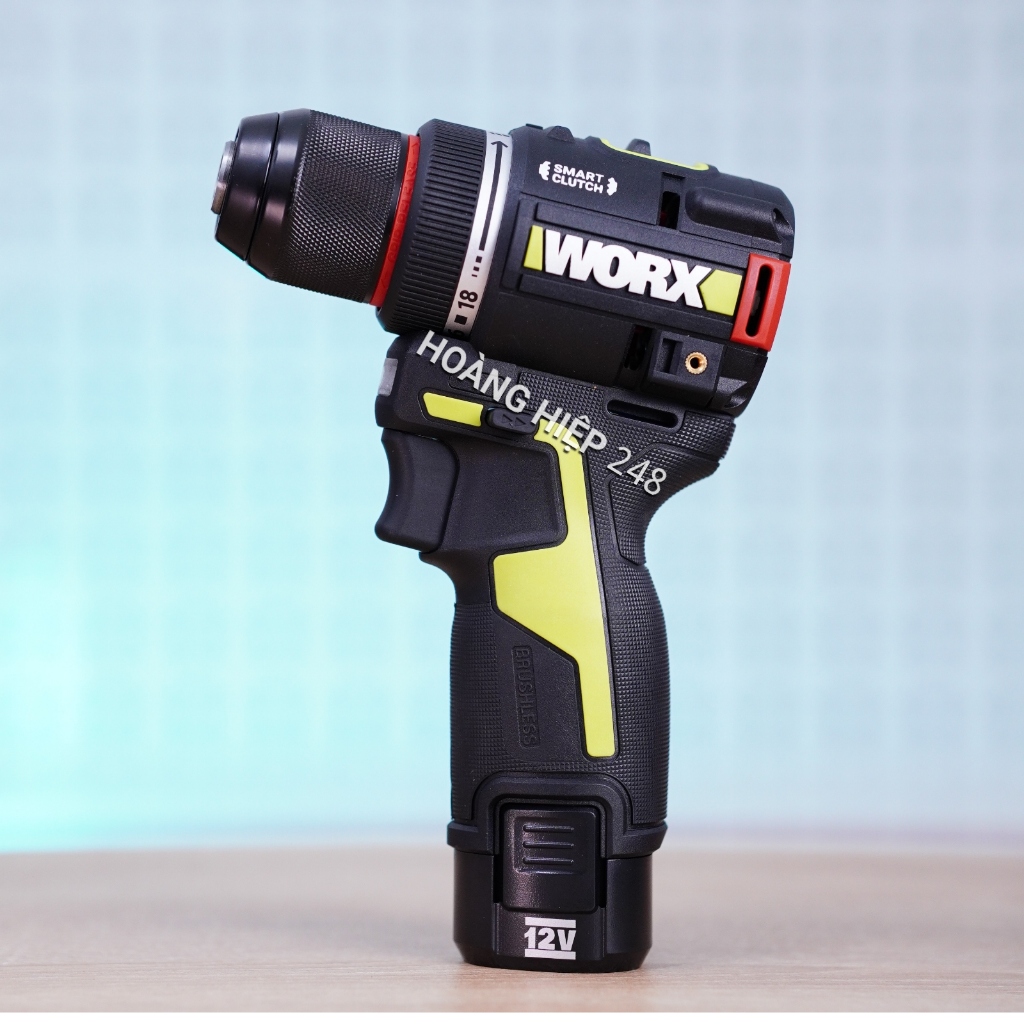 Máy khoan vặn vít dùng pin 12V Worx WU135 (2 Pin 2.0Ah, 1 Sạc)