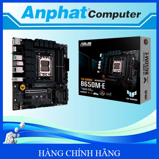 Bo Mạch Chủ Main ASUS TUF GAMING B650M-E Socket AM5 - Hàng Chính Hãng