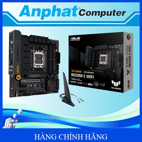 Bo Mạch Chủ Main ASUS TUF GAMING B650M-E WIFI Socket AM5 - Hàng Chính Hãng