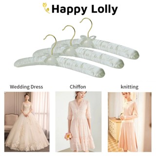  10 Móc Treo Váy Đầm Thiết kế Váy Cưới bọc lụa Satin 38cm Cao Cấp Xoay 360 độ 