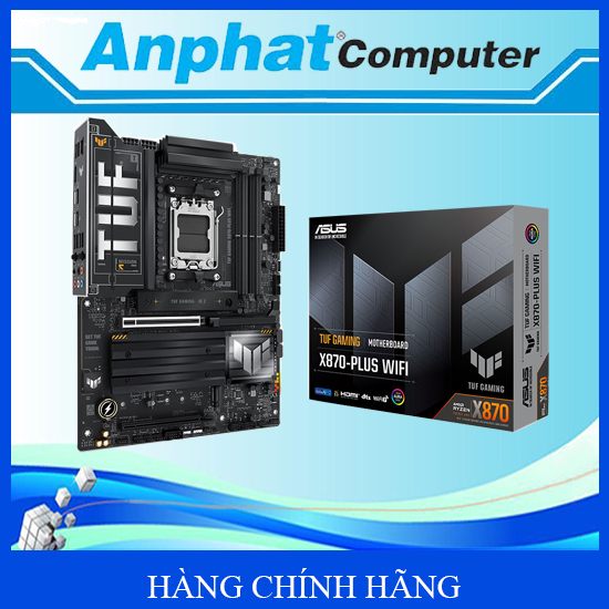 Bo Mạch Chủ Main ASUS TUF GAMING X870-PLUS WIFI Socket AM5 - Hàng Chính Hãng