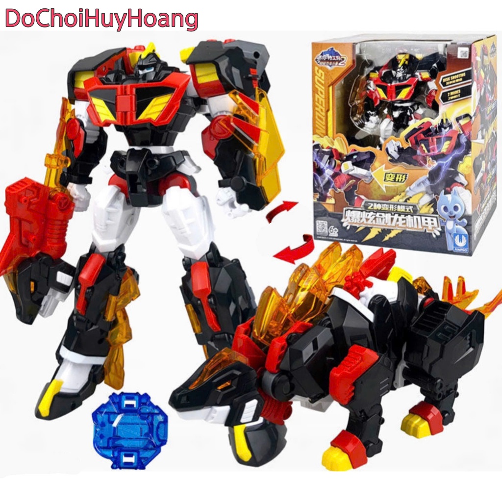 Lực lượng nhí x Siêu Robot Khổng Lồ Tyranno Phiên Bản Stego Magma Hỏa Thần Biệt đội siêu nhân nhí