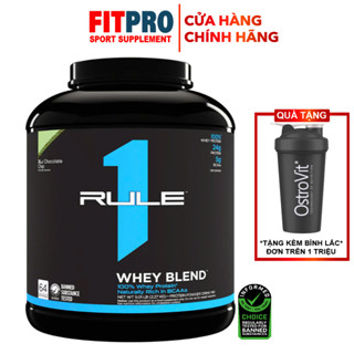 Sữa bột Rule 1 R1 Whey Protein Blend 2.2 KG (66 - 69 Lần Dùng), Giàu Protein Ít Calo | Nhập khẩu USA