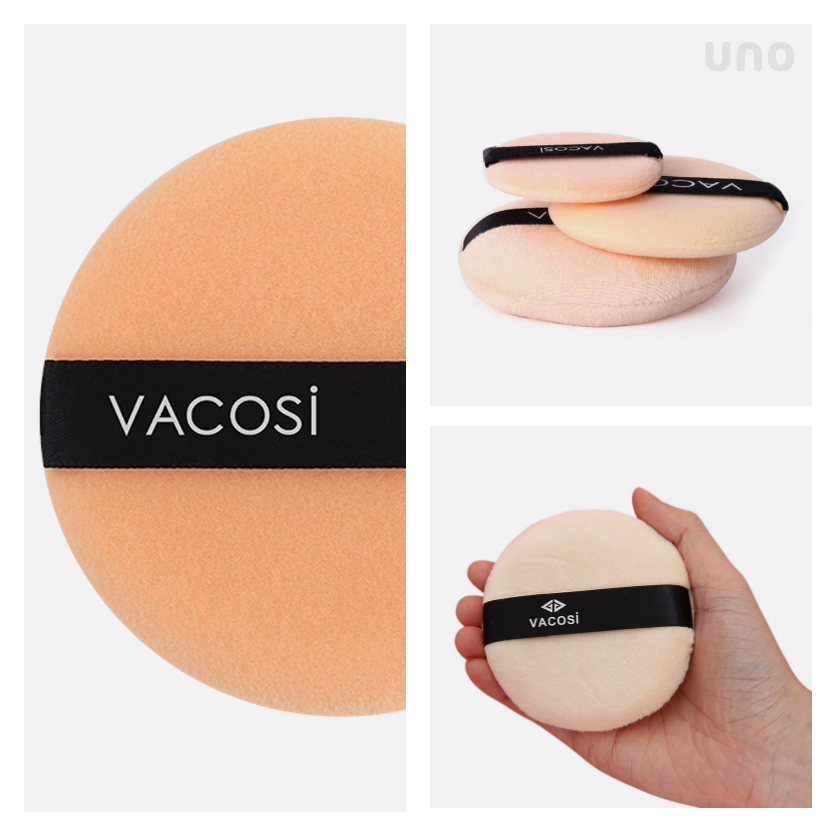 Bông trang​ điểm khô Vacosi cỡ trung và cỡ‎ lớn BP08 BP09