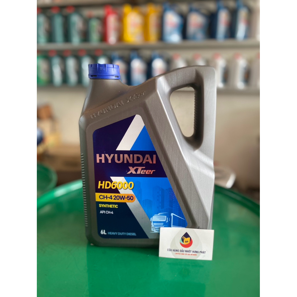 Dầu nhớt HyunDai Xteer HD 6000 20W50 CH4_6L