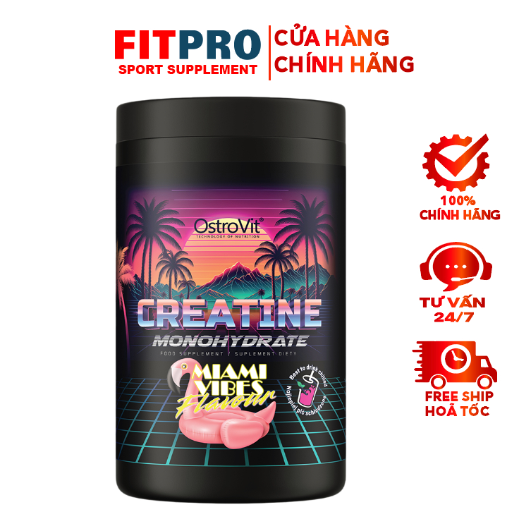 Ostrovit Creatine Monohydrate (300g, 500g) Tăng Cơ, Tăng Sức Mạnh & Hiệu Suất Tập Luyện