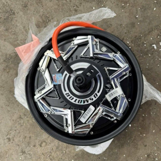Động cơ 3000w QS motor v7-v4 12inch đề ba siêu mạnh cho các dòng xe điện