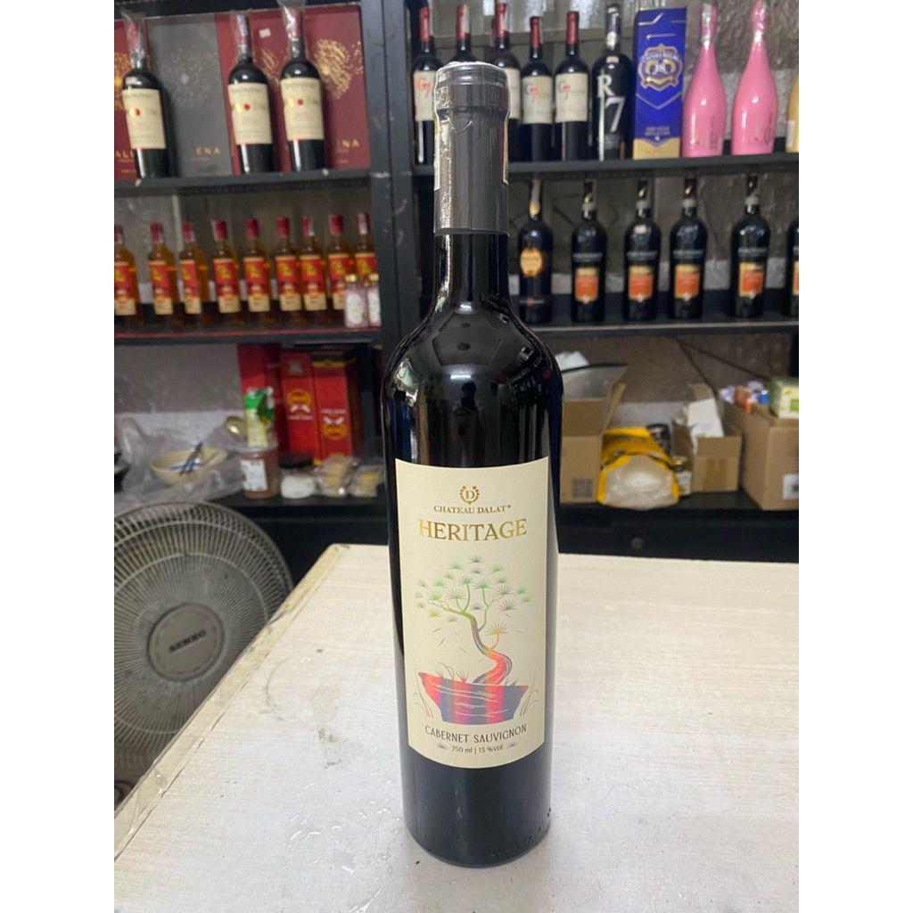Vang Đỏ Chateau Dalat HERITAGE Cabernet Sauvignon 13% 750ml