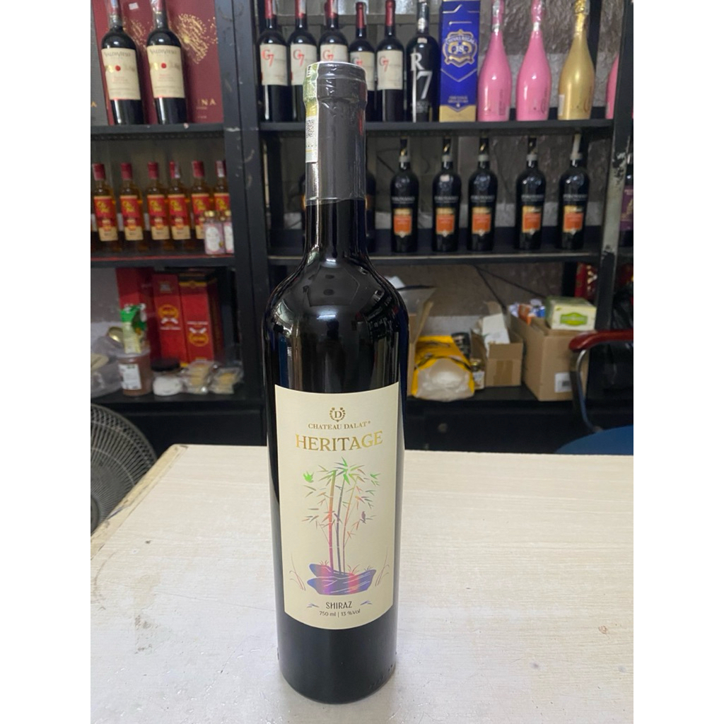 Vang Đỏ Chateau Dalat HERITAGE Shiraz 13% 750ml
