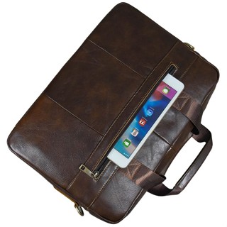Cặp Xách Công Sở Da Bò Cao Cấp, Cặp Da Công Sở Đựng Laptop Đi Làm Bền Đẹp Chống Nước Bảo Hành 1 Năm