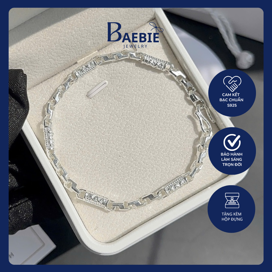 MUA 1 TẶNG 1 ( Lắc tay nam thiết kế bạc s925 fullbox hộp kèm túi )