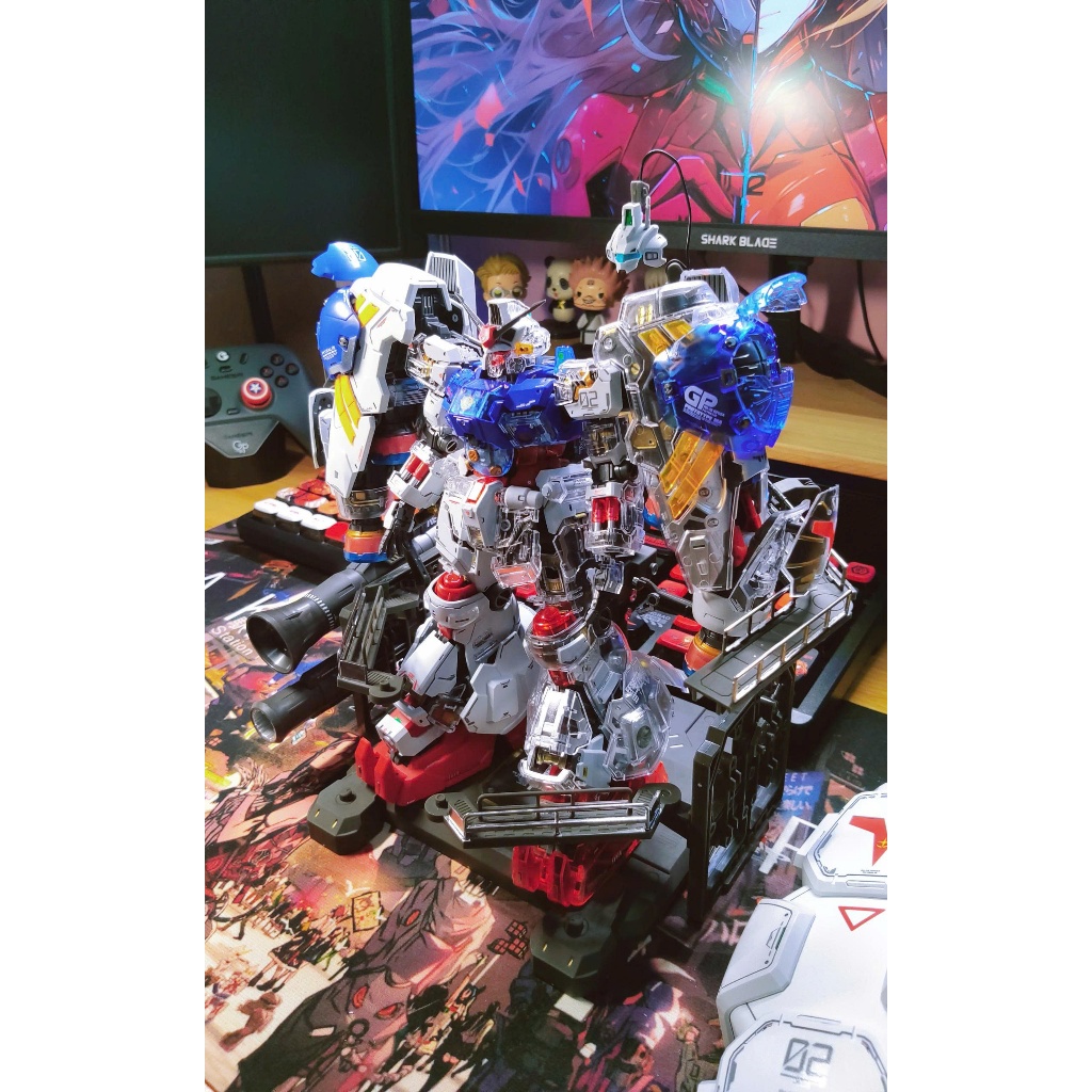 [Có Sẵn] Mô Hình GP02 Physalis Solomon 1/100 - Bản Full (LED Bazooka + Mô Tơ Xoay + Giáp Clear + Bac