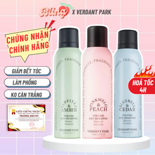 [HOẢ TỐC 2H] VERDANT PARK Xịt Gội Khô Giúp Phồng Chân Tóc, Sạch Dầu, Hết Bết Dính