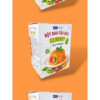   LOẠI CAO CẤP  Bột rau câu dẻo Gummy - làm thạch trà sữa rau câu dừa phù hợp F&B topping trà sữa Hộp 12 gói 10g 