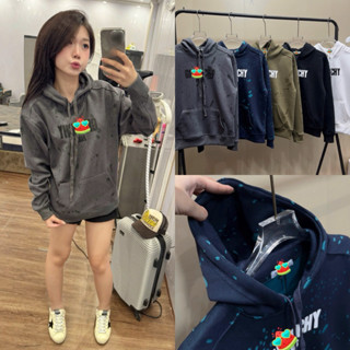 Áo hoodie nam nữ PB nỉ chân cua cào rách loang lót 2 lớp in chữ cao su nổi ngực dày dặn boy phố