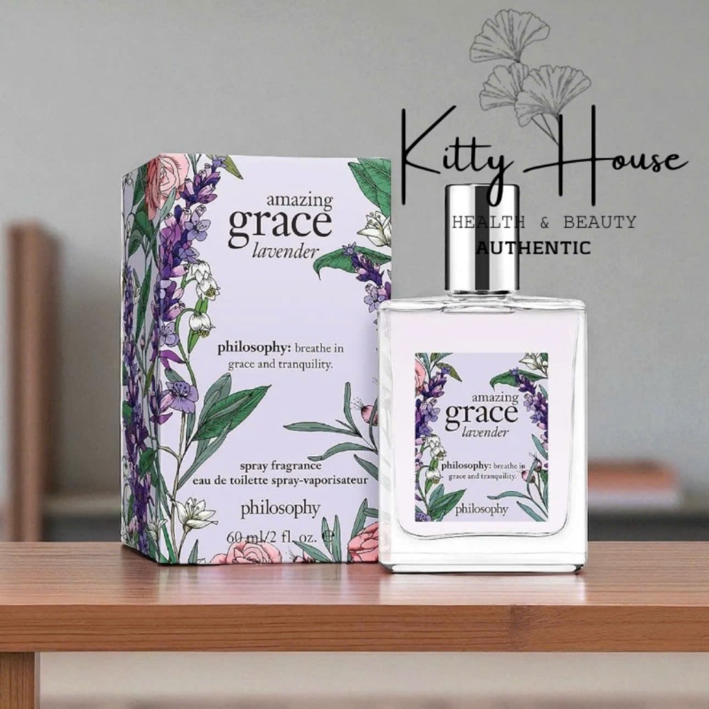 Nước hoa nữ philosophy Amazing Grace Lavender Eau De Toilette chai 60ml