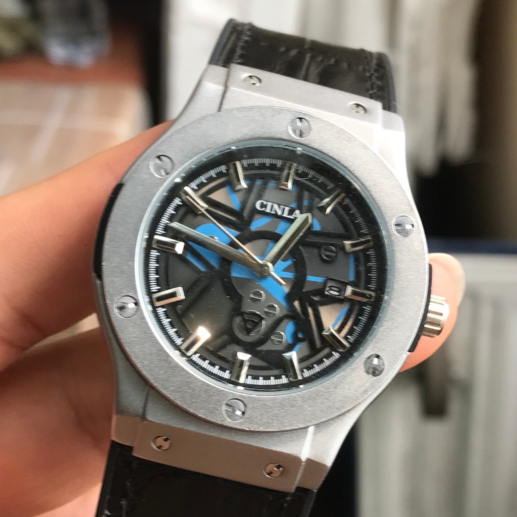 Đồng Hồ HB Nam Hiệu Cinla Thiết Kế Mạnh Mẽ Nam Tính Mang Phong Thái Versati 780