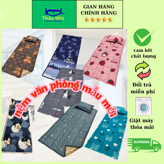  Tấm trải nệm văn phòng gấp gọn size 90x2m topeer mỏng- nệm ký túc xá sinh viên công nhân  Hàng Đẹp  