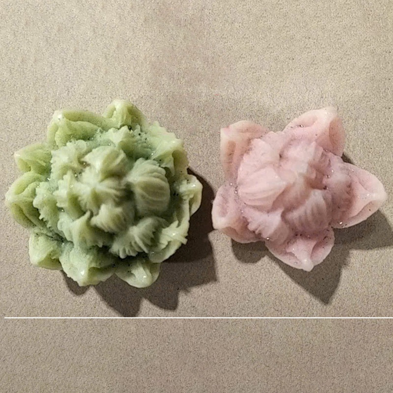 Sét 2 Khuôn hoa sen quan mã hs255 khuôn silicon hoa sen