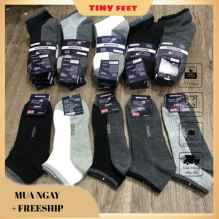 Set 5 đôi tất ,vớ Mini.so cổ ngắn chất liệu cotton kháng khuẩn chống hôi chân