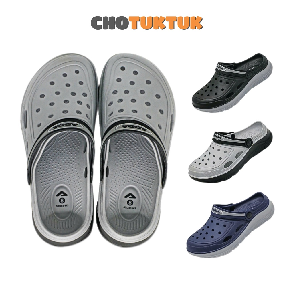 Dép sục nam Thái lan chất cao su cao cấp êm nhẹ chống trơn thời trang chính hãng ADDA 5TD88