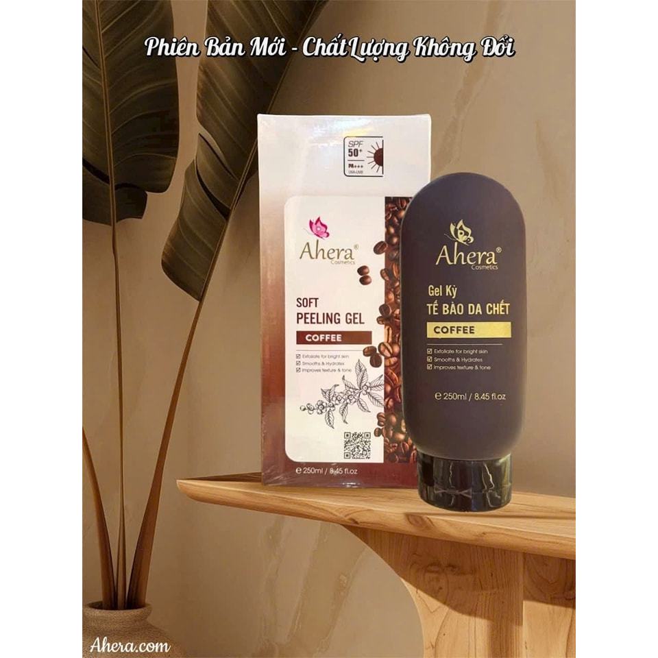 Mẫu Mới Gel Tẩy Tế Bào Chết Coffee Ahera 200ml Chất Lượng Không Đổi