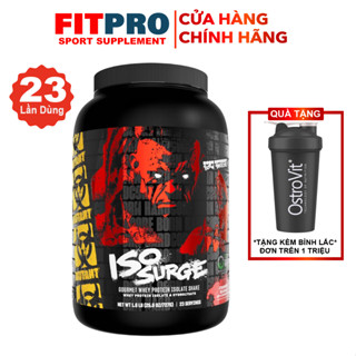 Mutant Iso Surge 1.6LBS (23 Lần Dùng), Bổ Sung Whey Protein Isolate & Hydrolyzed, Hỗ Trợ Phục Hồi Cơ