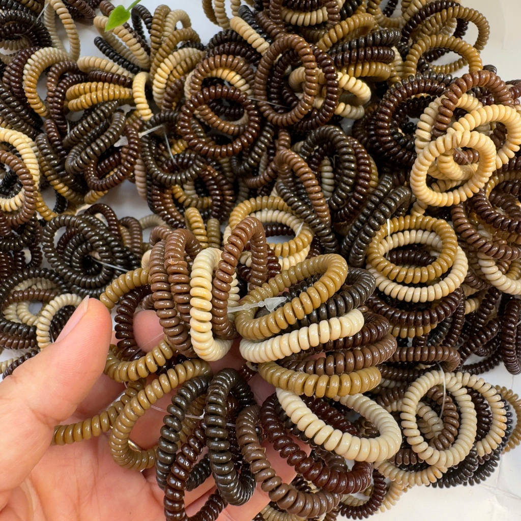 Sỉ  20 Dây Cột Tóc Lò Xo, dây buộc  tóc lò xo Loại Nhỏ Nhiều Màu Dễ Thương