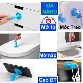 Chặn Cửa Silicon Đa Năng Dạng Ống, Nút Chặn Cửa Giảm Ồn