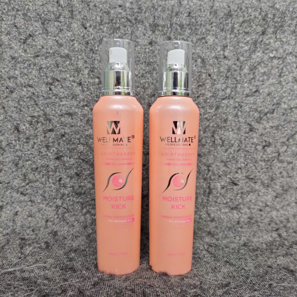 Xịt dưỡng tóc collagen hồng Wellmate