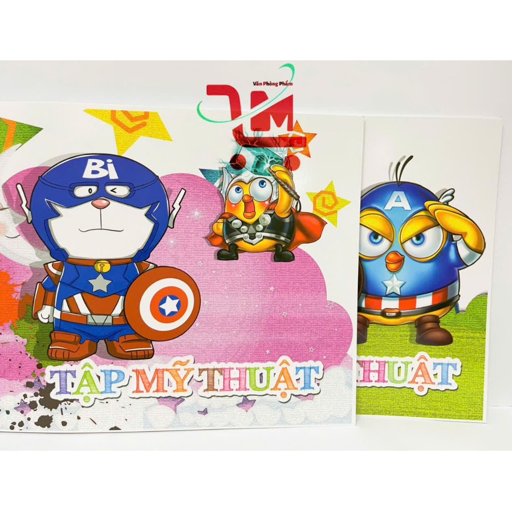 Combo 2 Cuốn Vở/Tập Vẽ Thành Đạt Khổ A4, Vở Vẽ 40 Trang Luôn Bìa, Định Lượng 100GSM, Chất Lượng Tốt