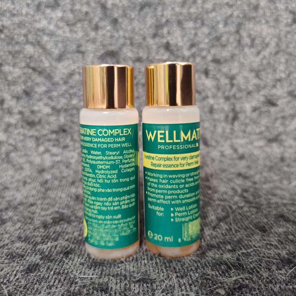 [uốn, duỗi] Tinh chất sữa dưỡng tóc siêu mềm wellmate 20ml