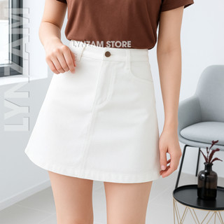 Chân Váy KaKi Dáng Chữ A Cạp Cao Chính Hãng LYNZAM Tôn Dáng