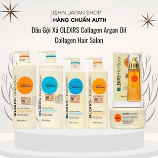 Dầu Gội - Xả COLLAGEN Olexrs Argan Oil Collagen Hair Salon 960ml 500ML chính hãng