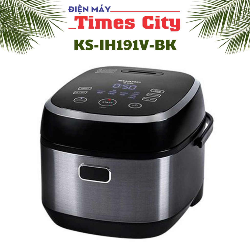 Nồi cơm cao tần Sharp 1.8 lít KS-IH191V-BK