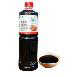 Nước tương mật hoa dừa Sokfarm - Chai 1L Dòng chuyên nấu