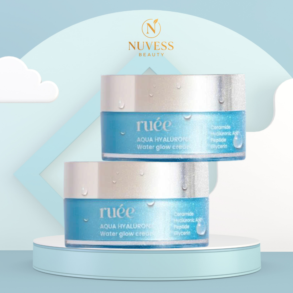NEW Kem cấp ẩm RUEE AQUA HYALURONIC WATER GLOW CREAM